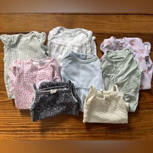 Bundle of Baby Girls’ Boutique Clothes 0-3 months